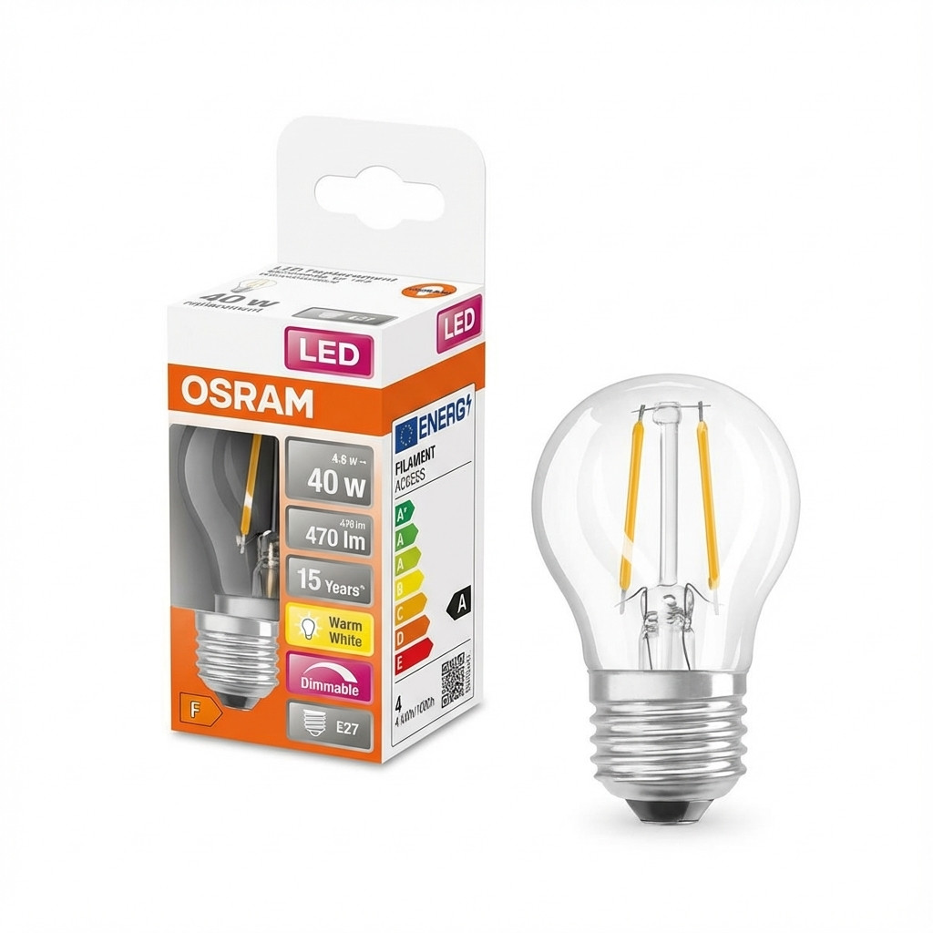 LED reflektor OSRAM R636036 4.8W 827 E27 (350 lm, 2700K, E27)-0