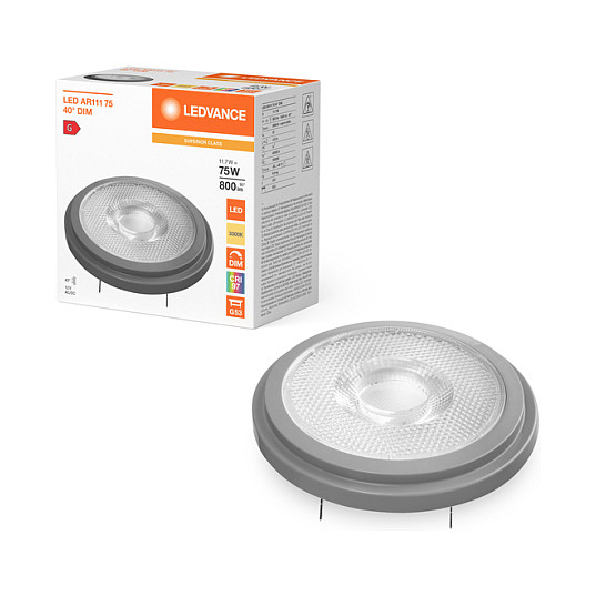 Reflektor LED OSRAM AR111 75 40 11.7W 930 G53 800 lm 3000K dimm-4