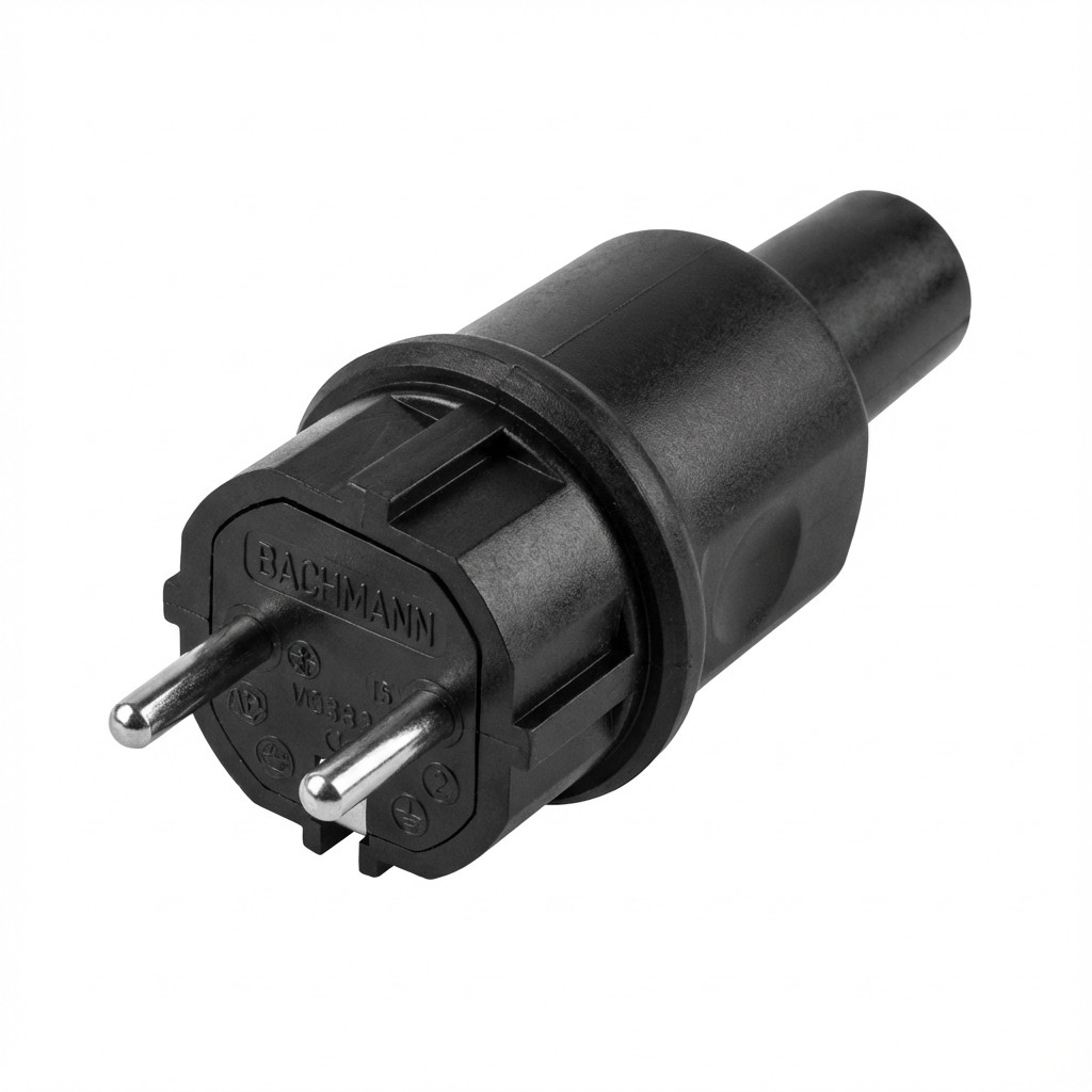 Vollgummistecker BACHMANN Typ442 crna boja