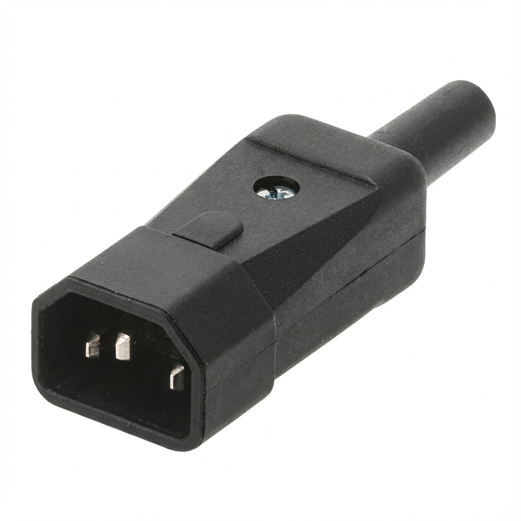 Adapter BACHMANN SON Bachmann Kaltgerätestecker sw