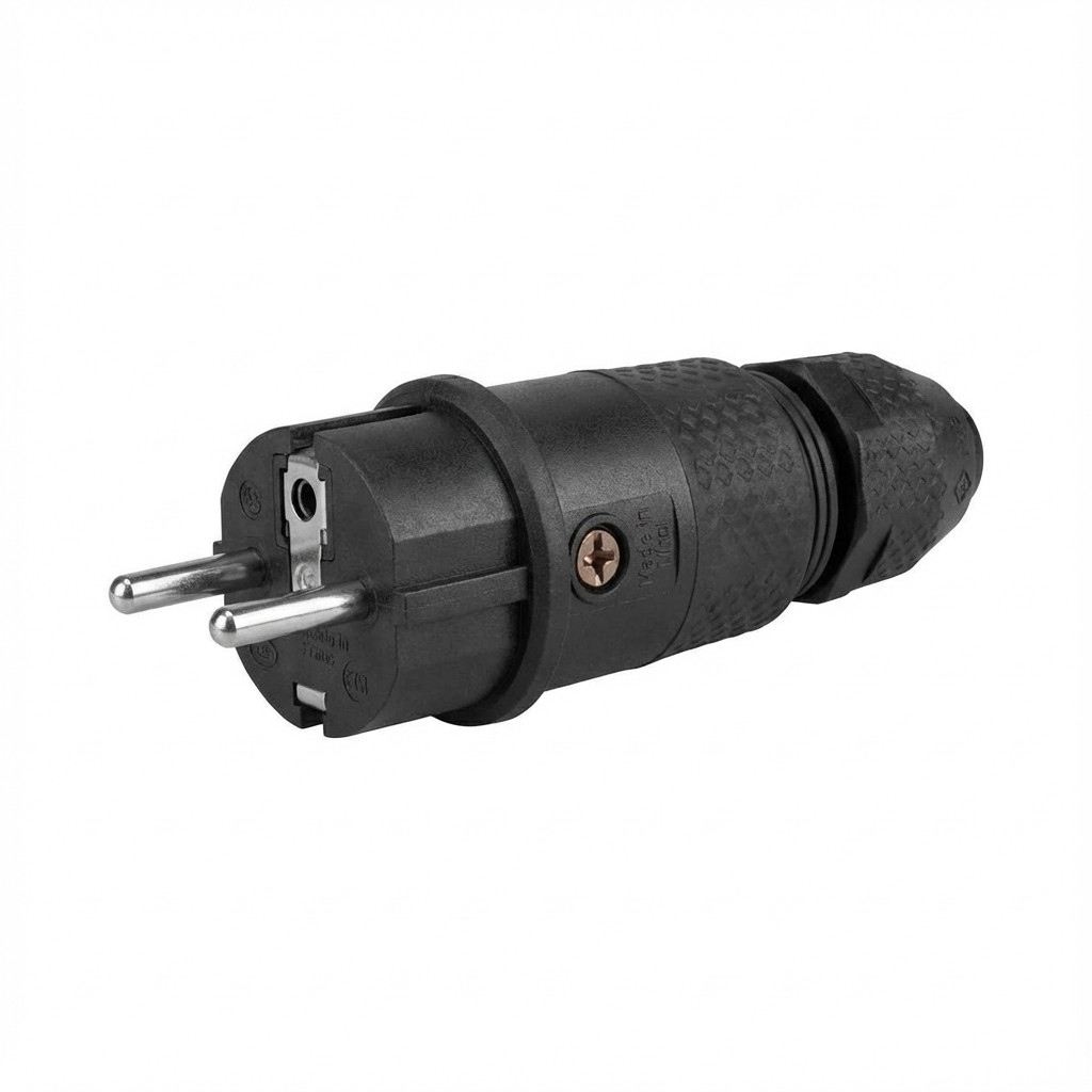 Utičnica ABL 100000068 Professional Stecker SCHUKO & fr-be Elamid-2K crna boja IP54-0