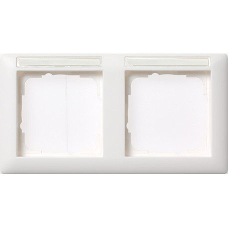 Okvir GIRA 109203 Rahmen 2f BSF bijeli standard 55 horizontalno