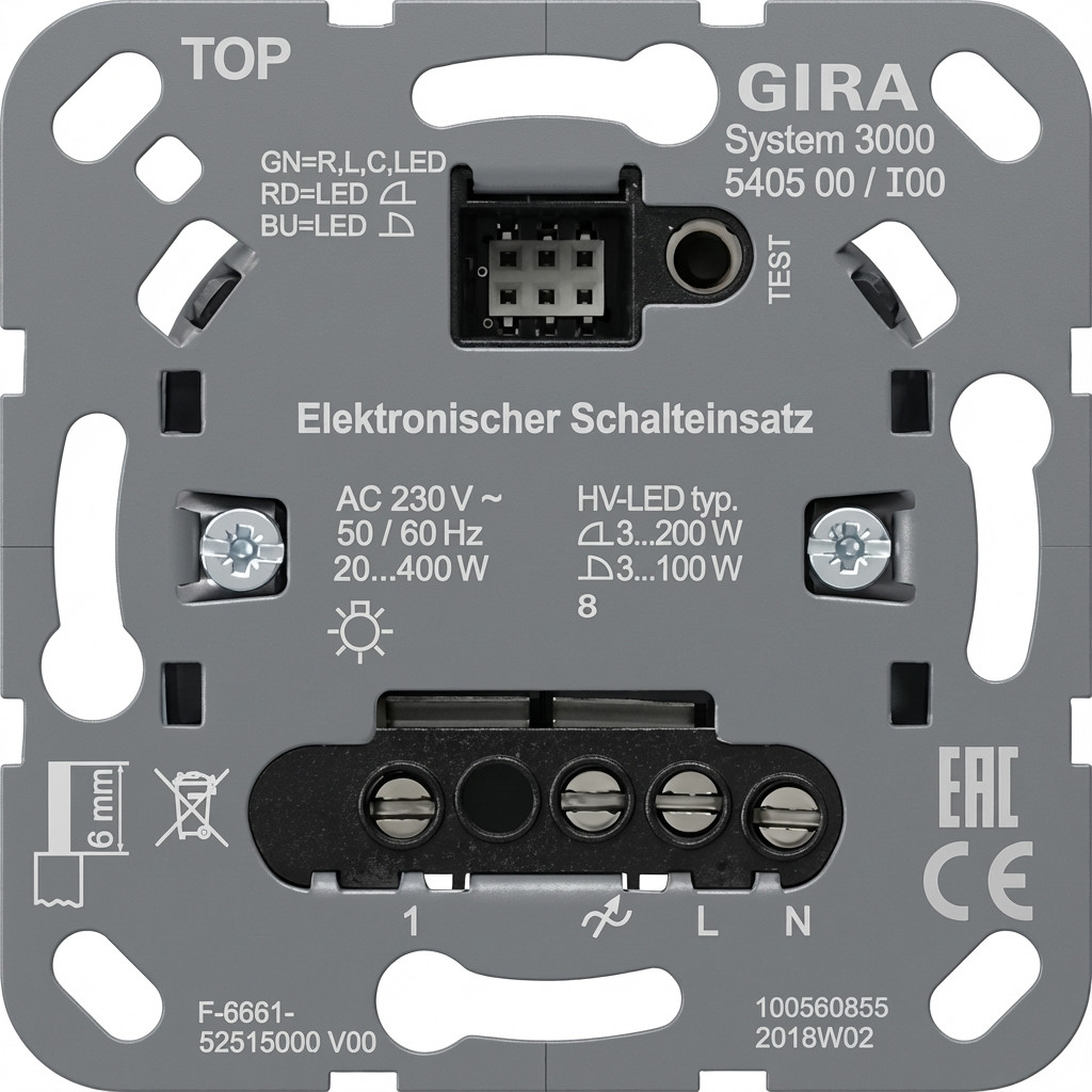 Uređaj GIRA 540500 S3000 Schalteins. Einsatz