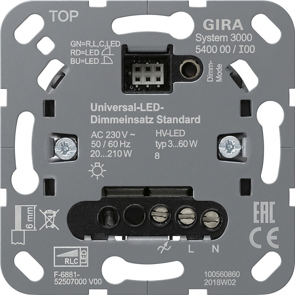 Uni-LED-Dimmer GIRA 540000 S3000 - KORIŠTENI jamstvo 6 mjeseci-0