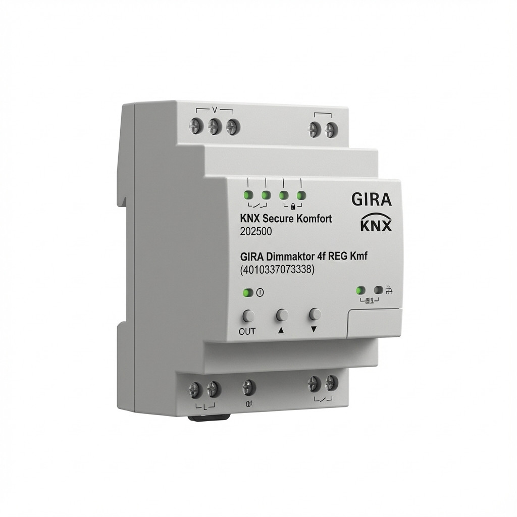 Dimmaktor GIRA 202500 4f REG Kmf KNX Secure