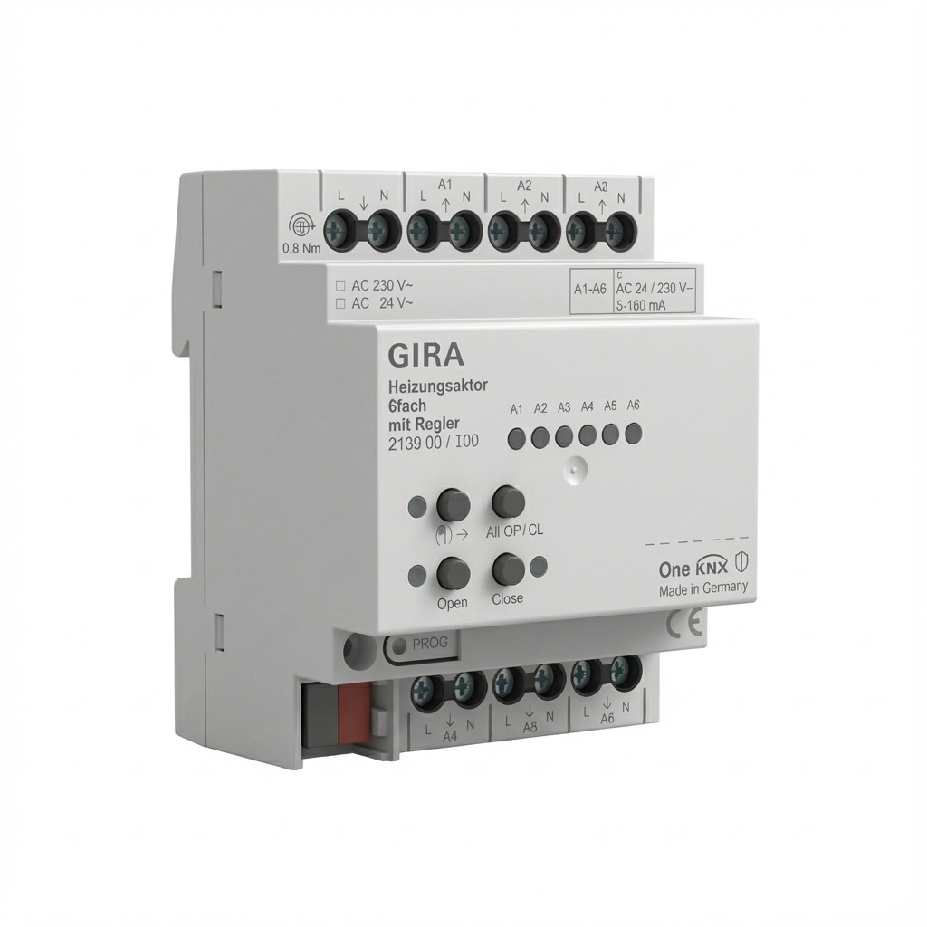 Heizungsaktor GIRA 213900 6f Regler OneK