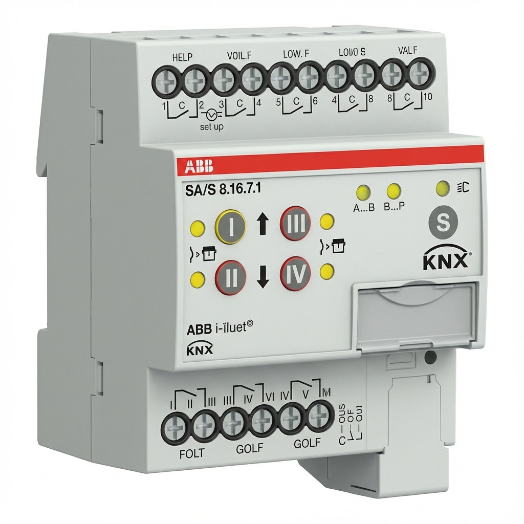 ABB SAH/S8.16.7.1 Schalt-/Jalousieaktor. 8fach. 16 A. REG-0