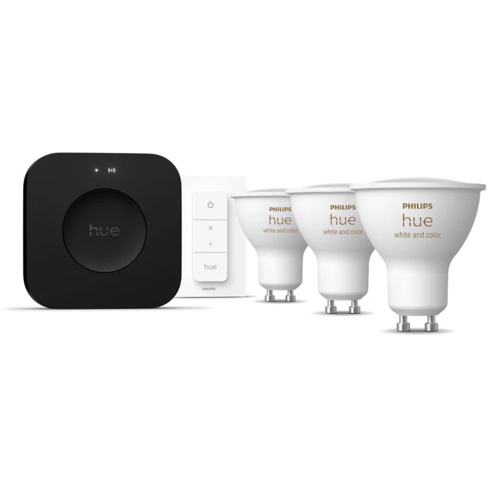 Pametni sustav rasvjete PHILIPS Hue Starter Kit WCA 400 - 3 GU10 sw v3 EU-0