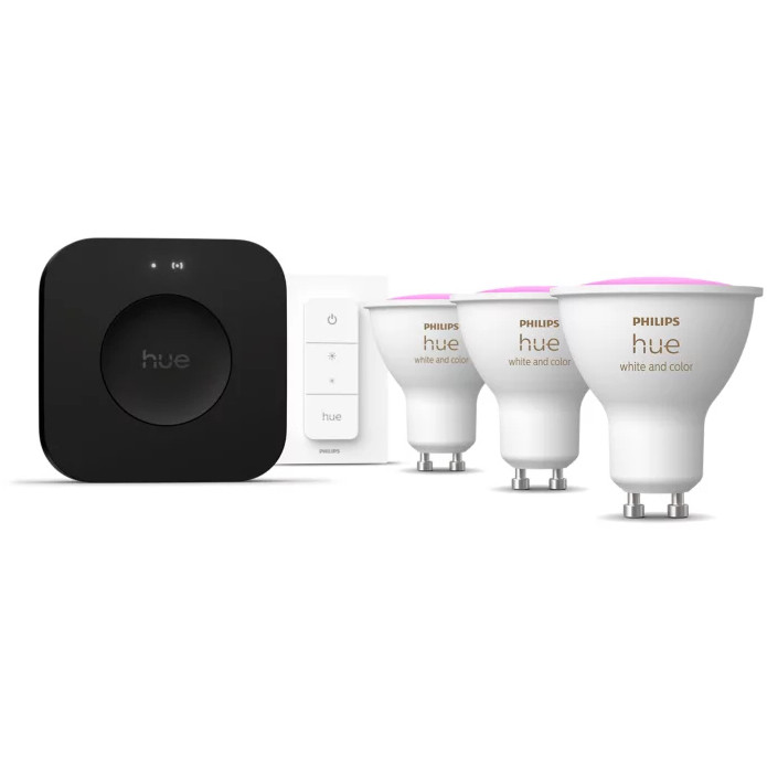 Pametni sustav rasvjete PHILIPS Hue Starter Kit WCA 400 - 3 GU10 sw v3 EU-1