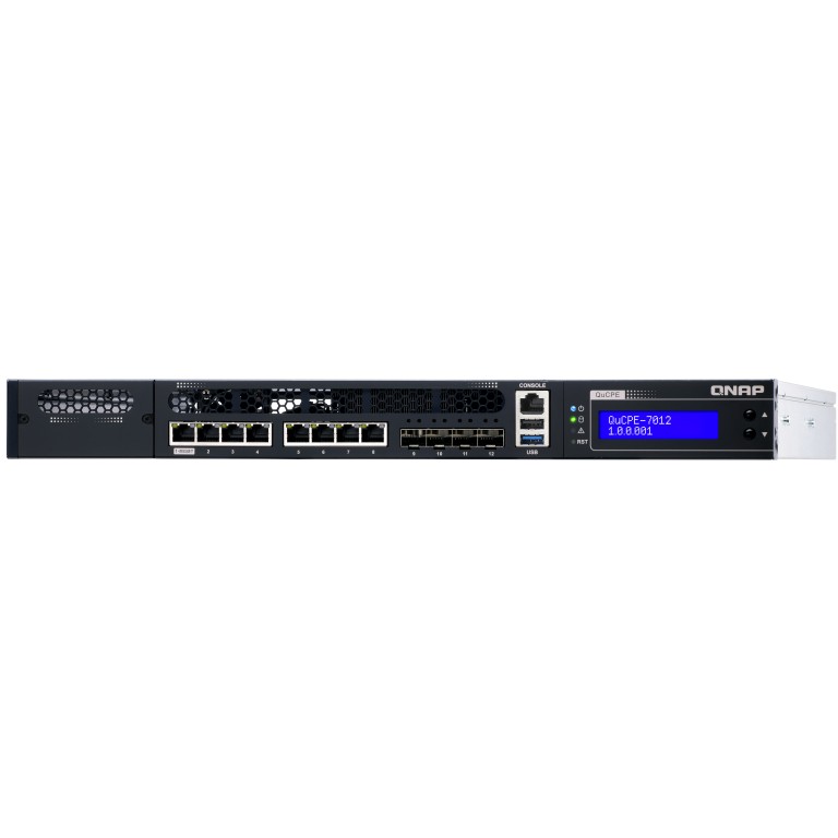 Mrežni uređaj QNAP QuCPE-7012-D2146NT-32G (Intel Xeon D-2146NT, 8x2.5GbE RJ45 portova, 4x10GbE SFP+ portova)-5