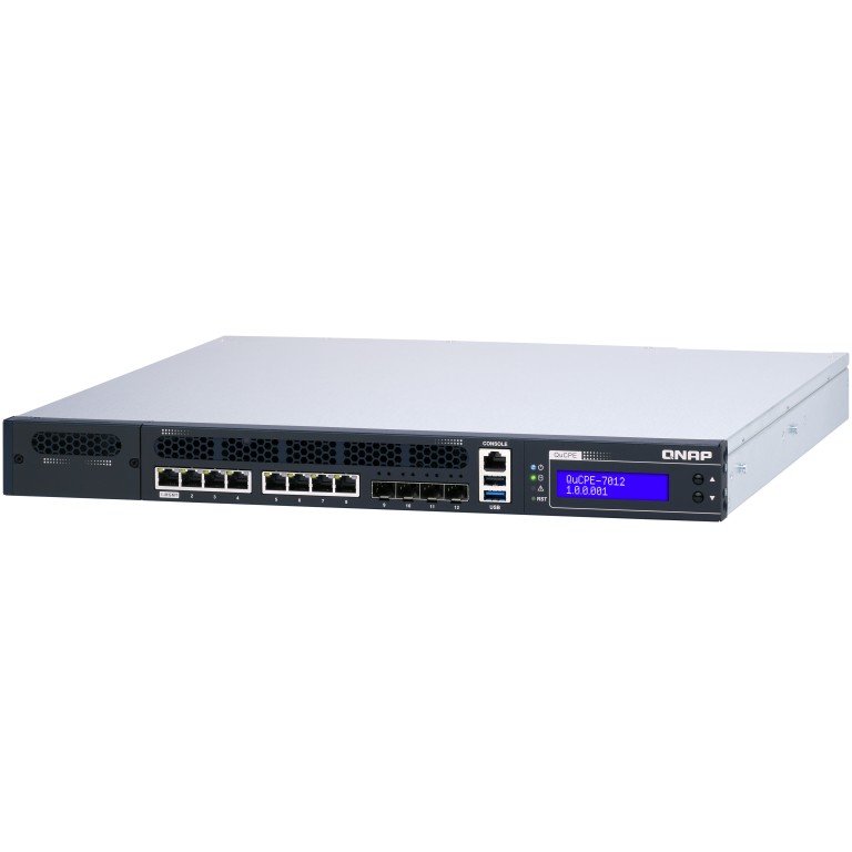 Mrežni uređaj QNAP QuCPE-7012-D2146NT-32G (Intel Xeon D-2146NT, 8x2.5GbE RJ45 portova, 4x10GbE SFP+ portova)-8