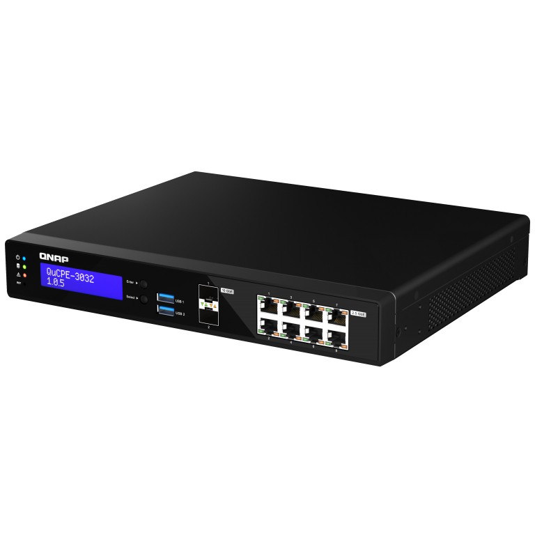 Mrežni uređaj QNAP QuCPE-3032-C3558R 8G (Intel Atom C3558R, 8x2.5GbE RJ45, 2x10GbE SFP+, 2xM.2 2280 NVMe)-1
