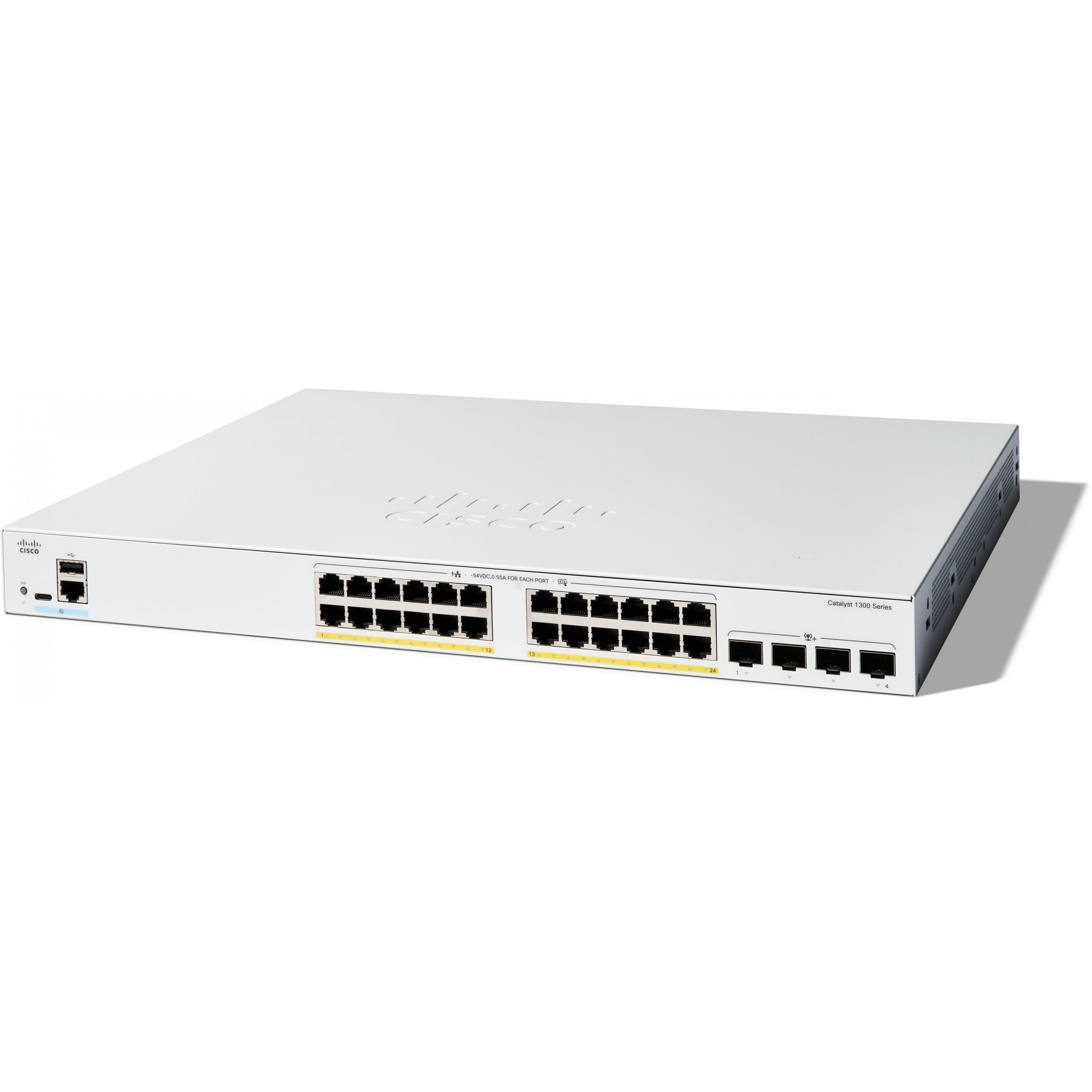 Preklopnik Cisco Catalyst 1300-24FP-4X PoE+ SFP+ M RM-0