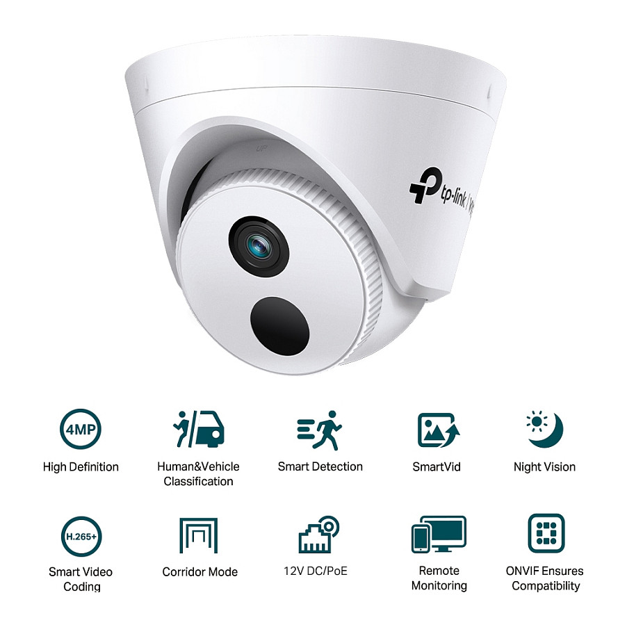 Kamera TP-LINK VIGI C440I (4mm) 4MP Full-Color Turret-1