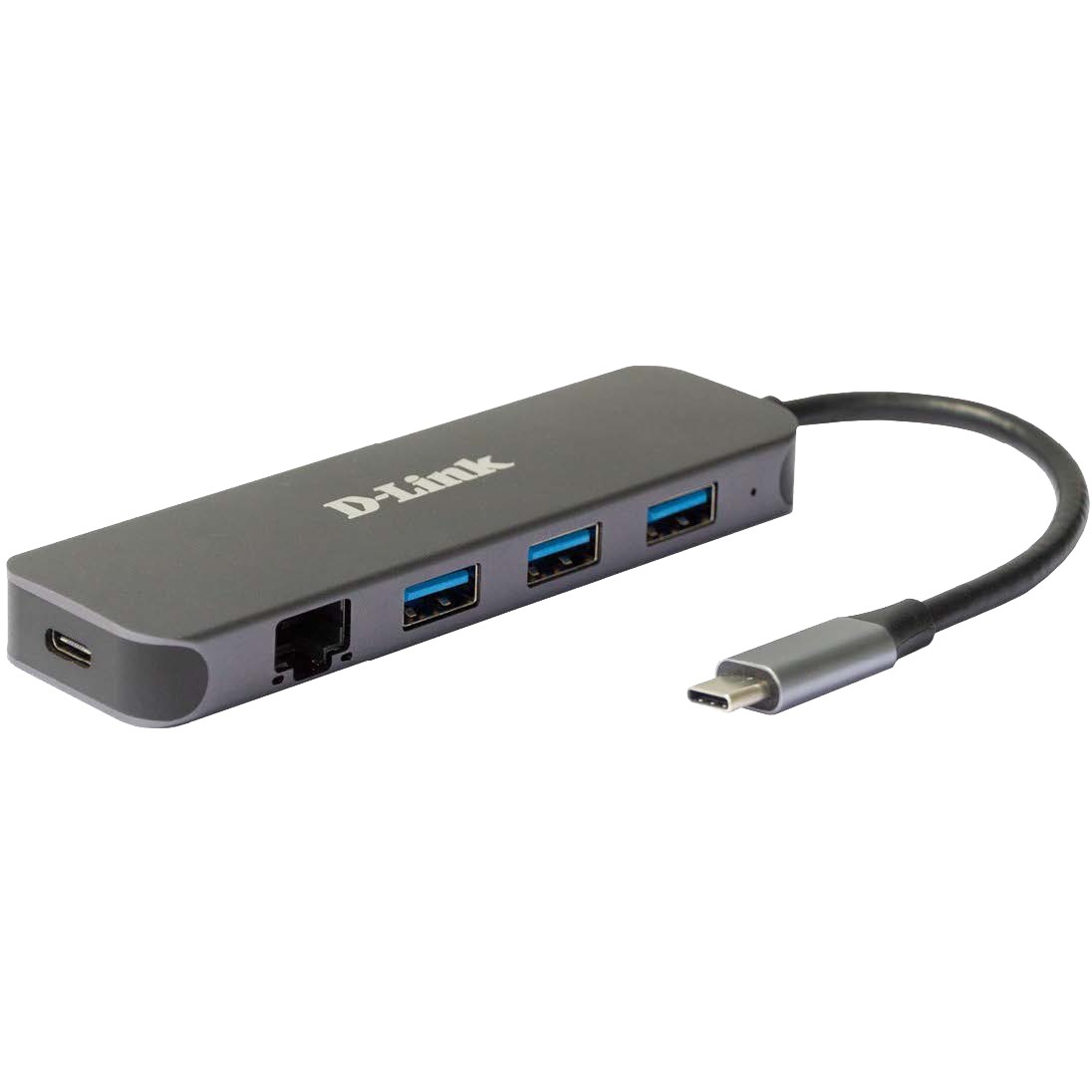 USB-C Hub D-LINK DUB-2334 5-in-1 s Gigabit Ethernet/Power