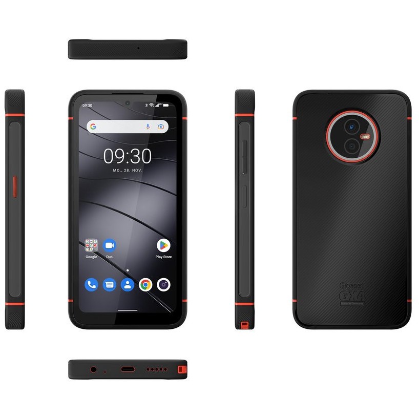 Mobilni telefon GIGASET GX4 PRO Black (6.1" HD+, Android 12, 16 MP prednja kamera, IP68, MIL-STD-810H)-9