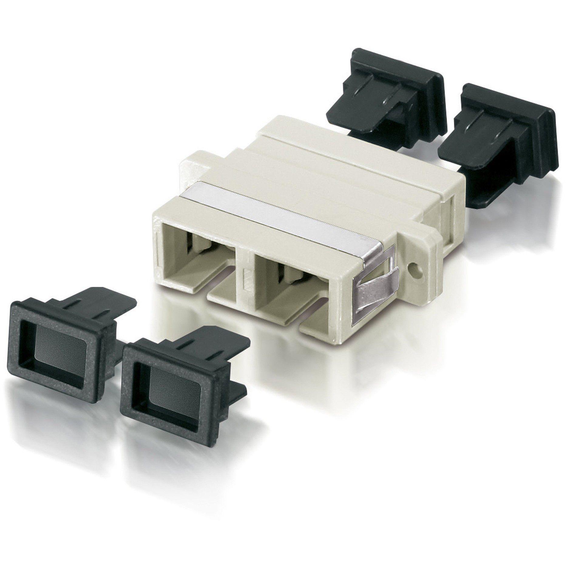 LWL Verbinder EQUIP SC Multimode Simplex 12 Stk Metal