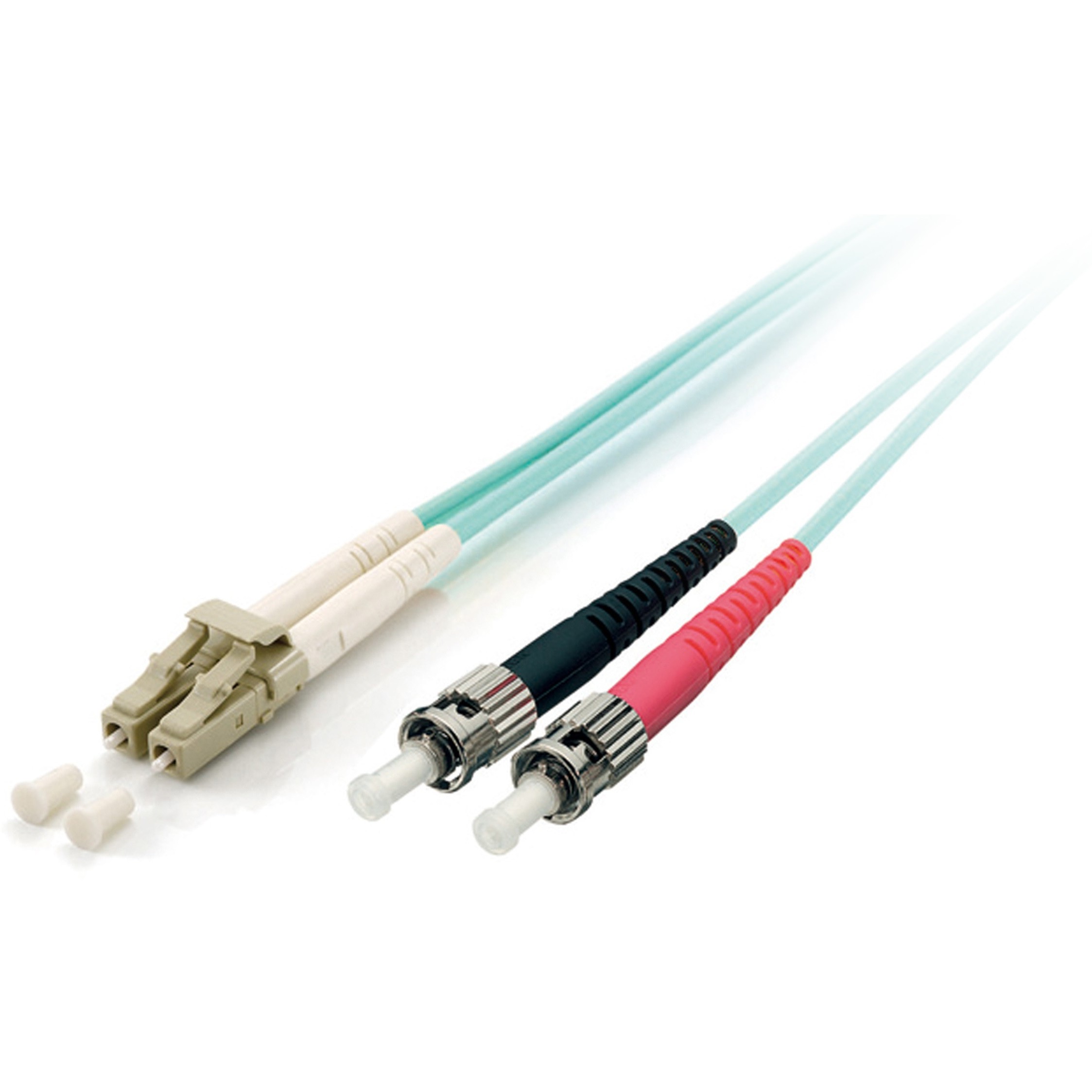 Kabel EQUIP LWL Patchkabel LC->ST 3.00m Multimode Duplex OM3 turq-0