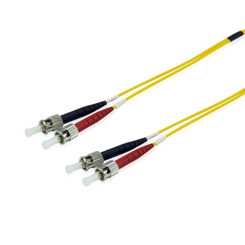 Kabel EQUIP LWL Patchkabel ST->ST 10.00m Singlemode Duplex OS2 ge Polybeutel
