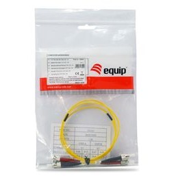 Kabel EQUIP LWL Patchkabel ST->ST 10.00m Singlemode Duplex OS2 ge Polybeutel-1