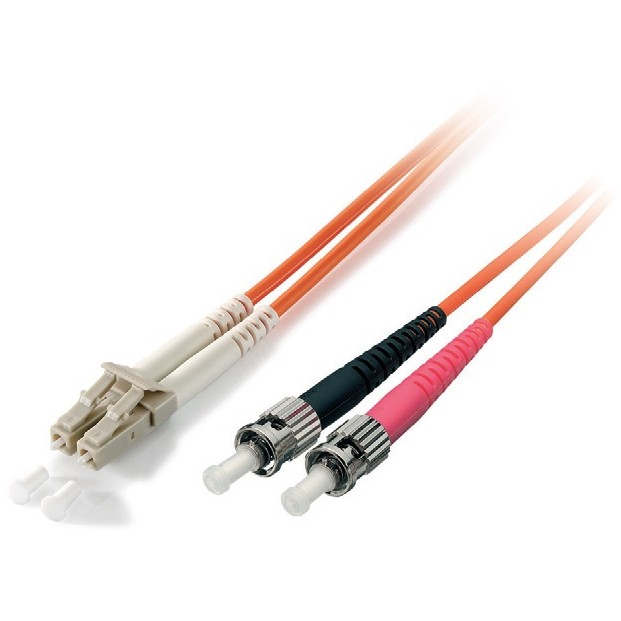 Kabel EQUIP LWL Patchkabel LC->ST 5.00m Singlemode Duplex OS2 ge Polybeutel