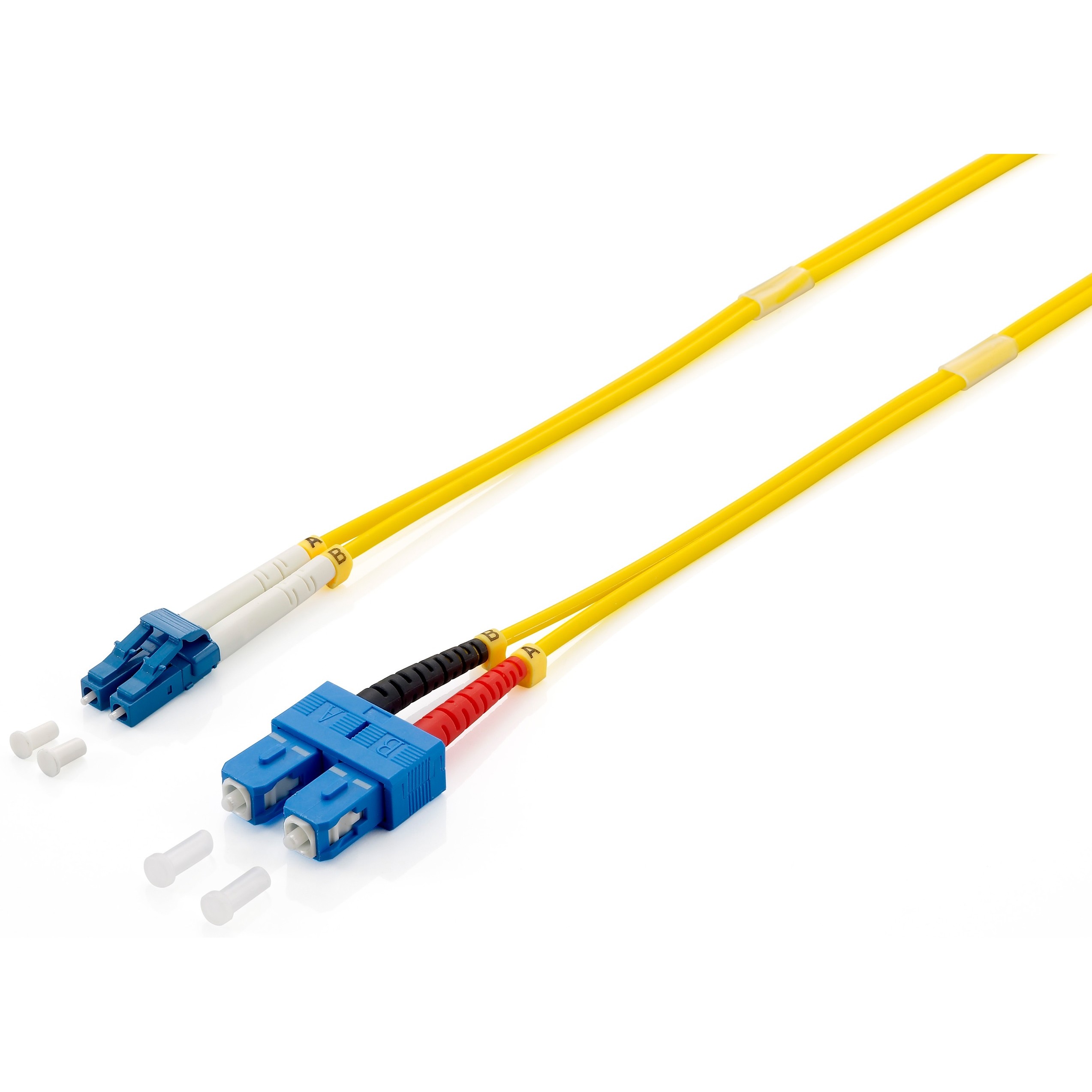 Kabel EQUIP LWL Patchkabel LC->SC 2.00m Singlemode Duplex OS2 ge Polybeutel
