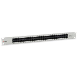 Patchpanel EQUIP 50x RJ45 Cat3 19" UTP 1HE ISDN svijetlosiva