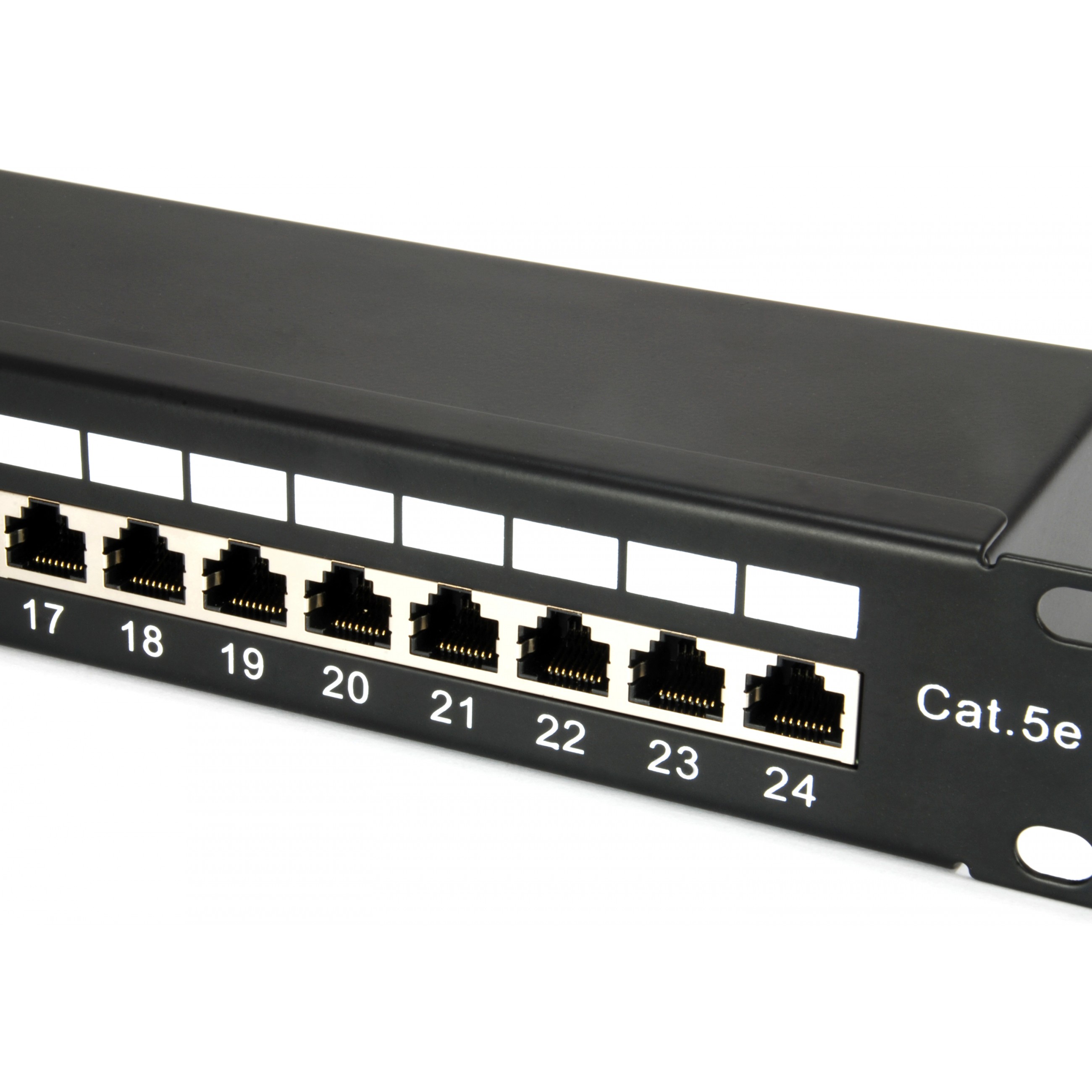 Patchpanel EQUIP 24x RJ45 Cat5e 19" FTP 1HE crna boja-4