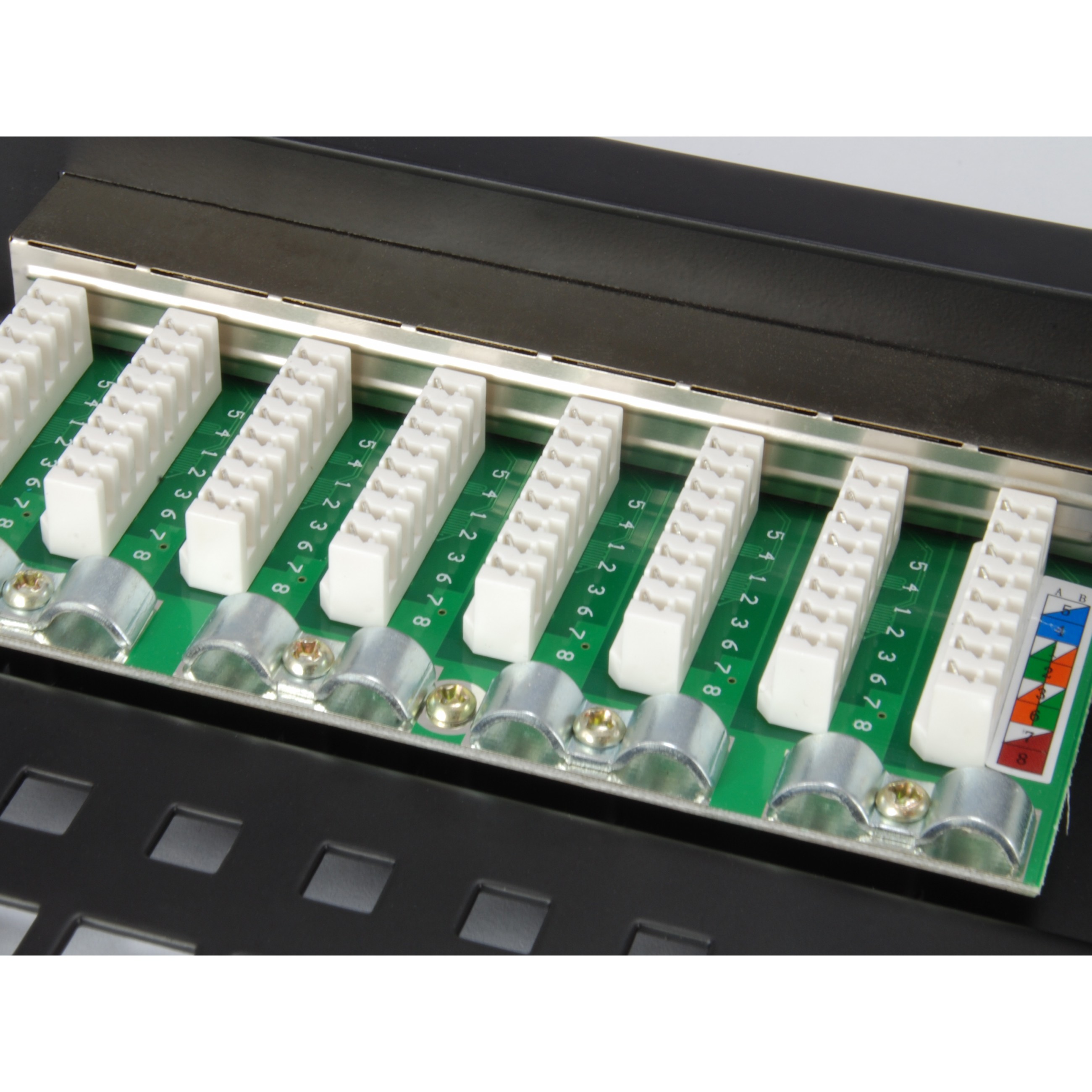 Patchpanel EQUIP 24x RJ45 Cat5e 19" FTP 1HE crna boja-5