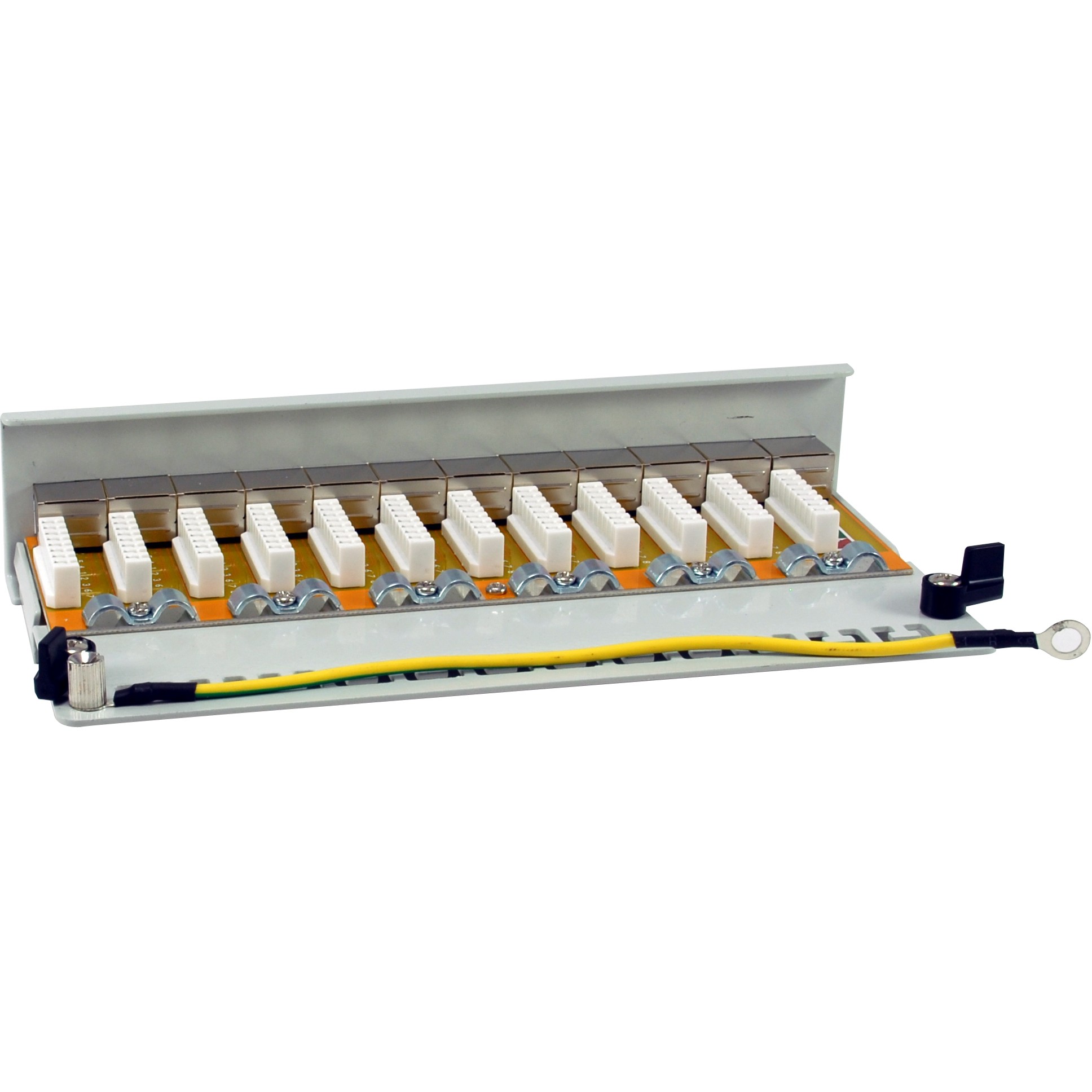 Patchpanel EQUIP 12x RJ45 Cat6A FTP 1HE Premium hellgrau-4