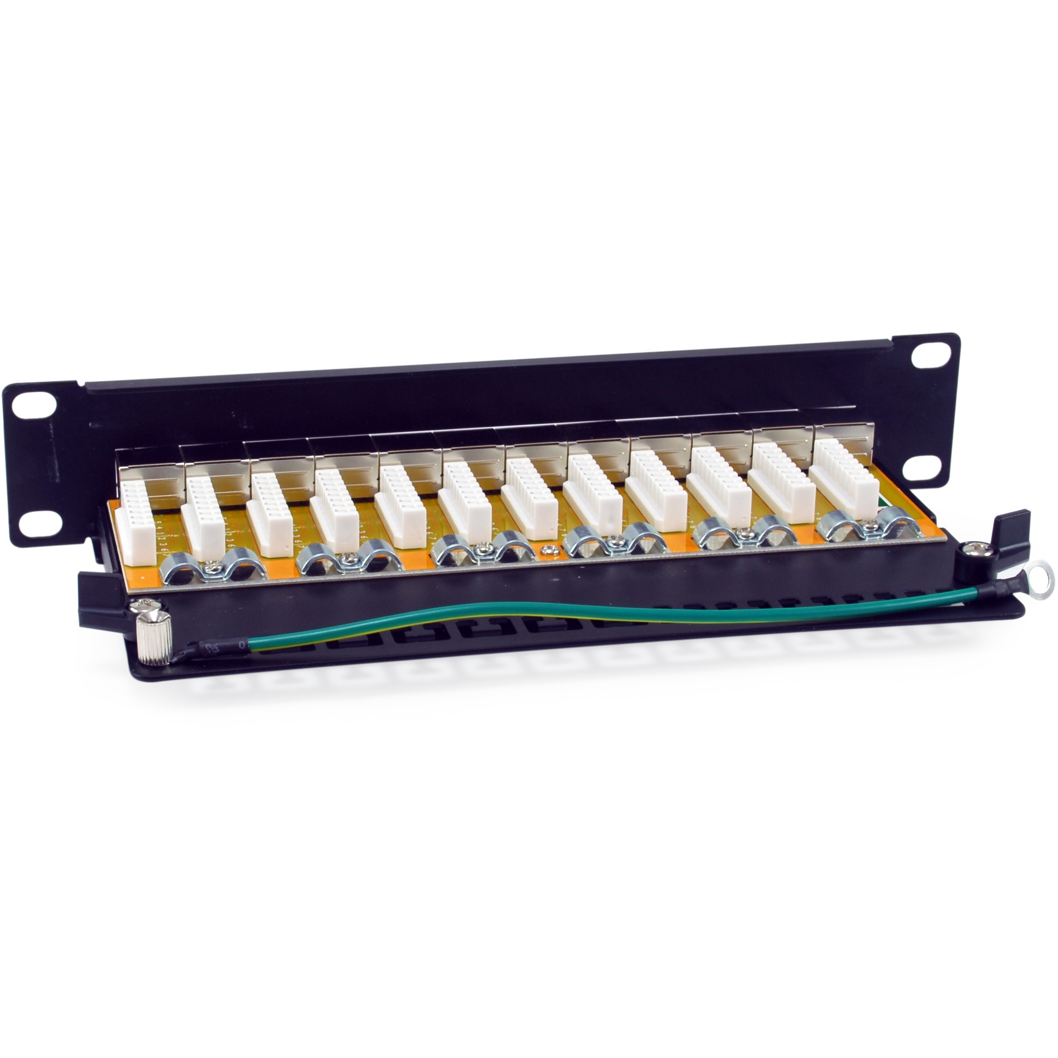 Patchpanel EQUIP 12x RJ45 Cat6A 10" FTP 1HE Premium crna boja-2