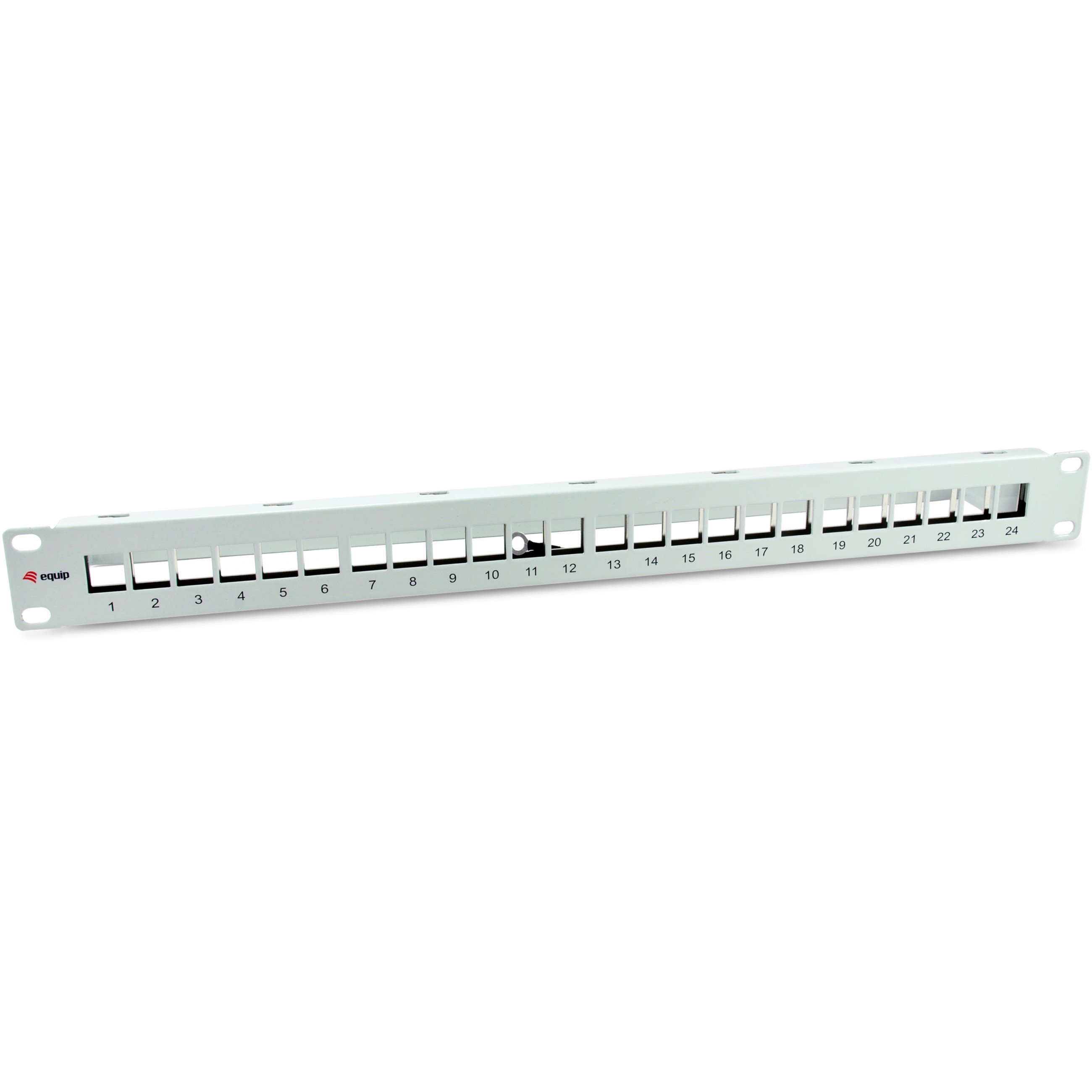 Patchpanel EQUIP 24x Cat6A 19" FTP 1HE Keystone Montage ws