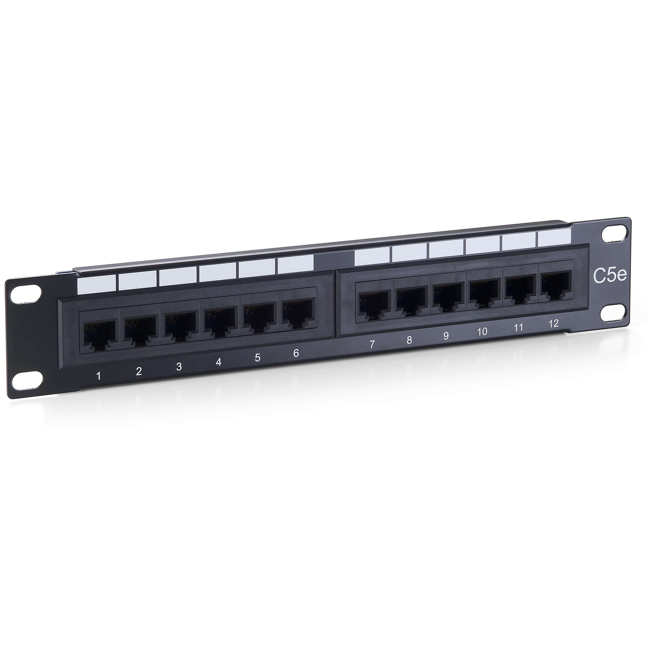 Patchpanel EQUIP 12x RJ45 Cat5e 10" UTP 1HE ISDN crna boja