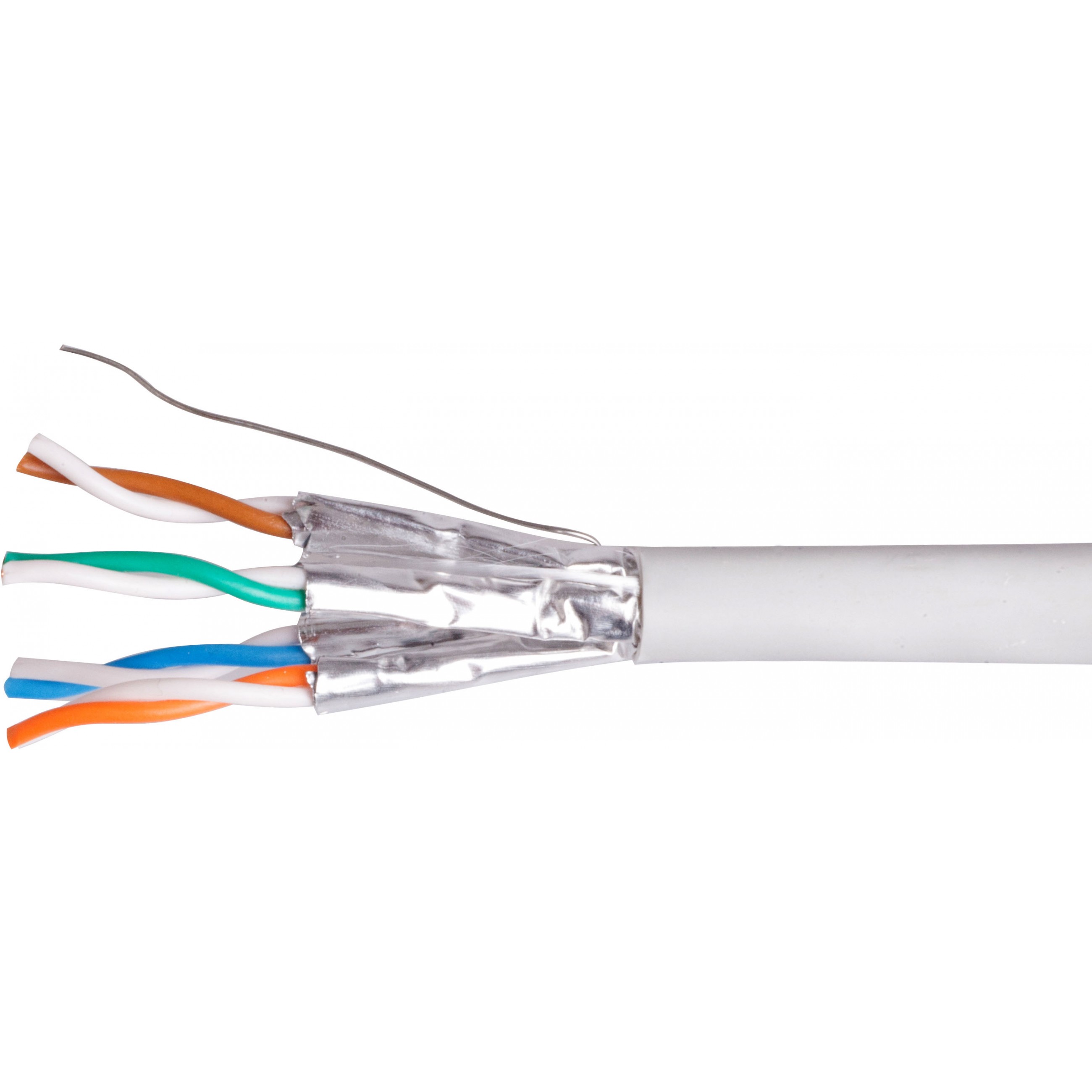 Kabel EQUIP Instal.Kab Cat6 U/UTP 4P24 100.00m siva boja