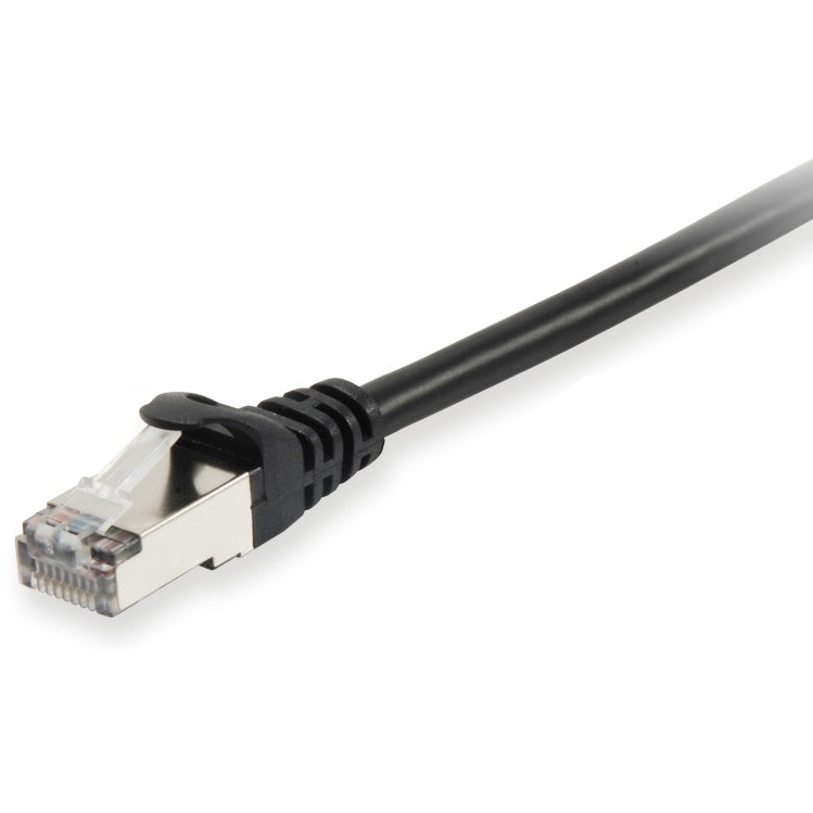 Kabel EQUIP Patchkabel Cat6A S/FTP 2xRJ45 0.50m crna boja-1