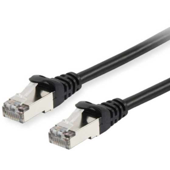 Kabel EQUIP Patchkabel Cat6A S/FTP 2xRJ45 2.00m crna boja-0