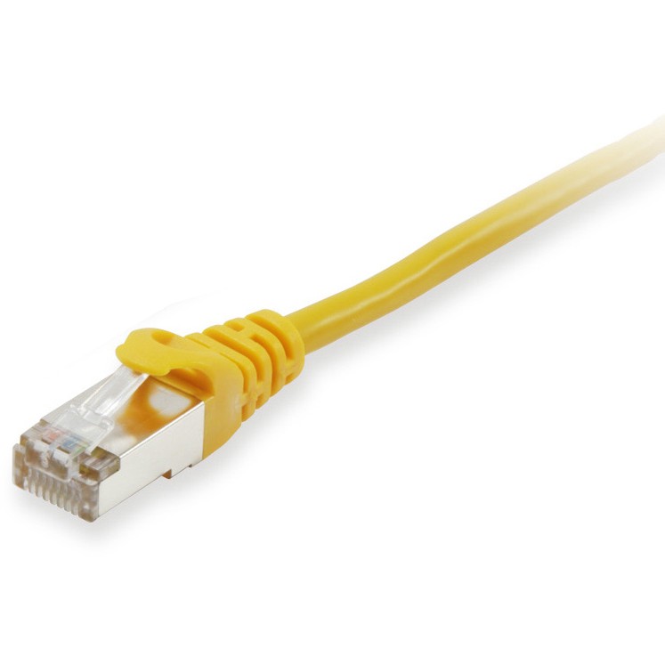 Kabel EQUIP Patchkabel Cat6A S/FTP 2xRJ45 1.00m žuti-1
