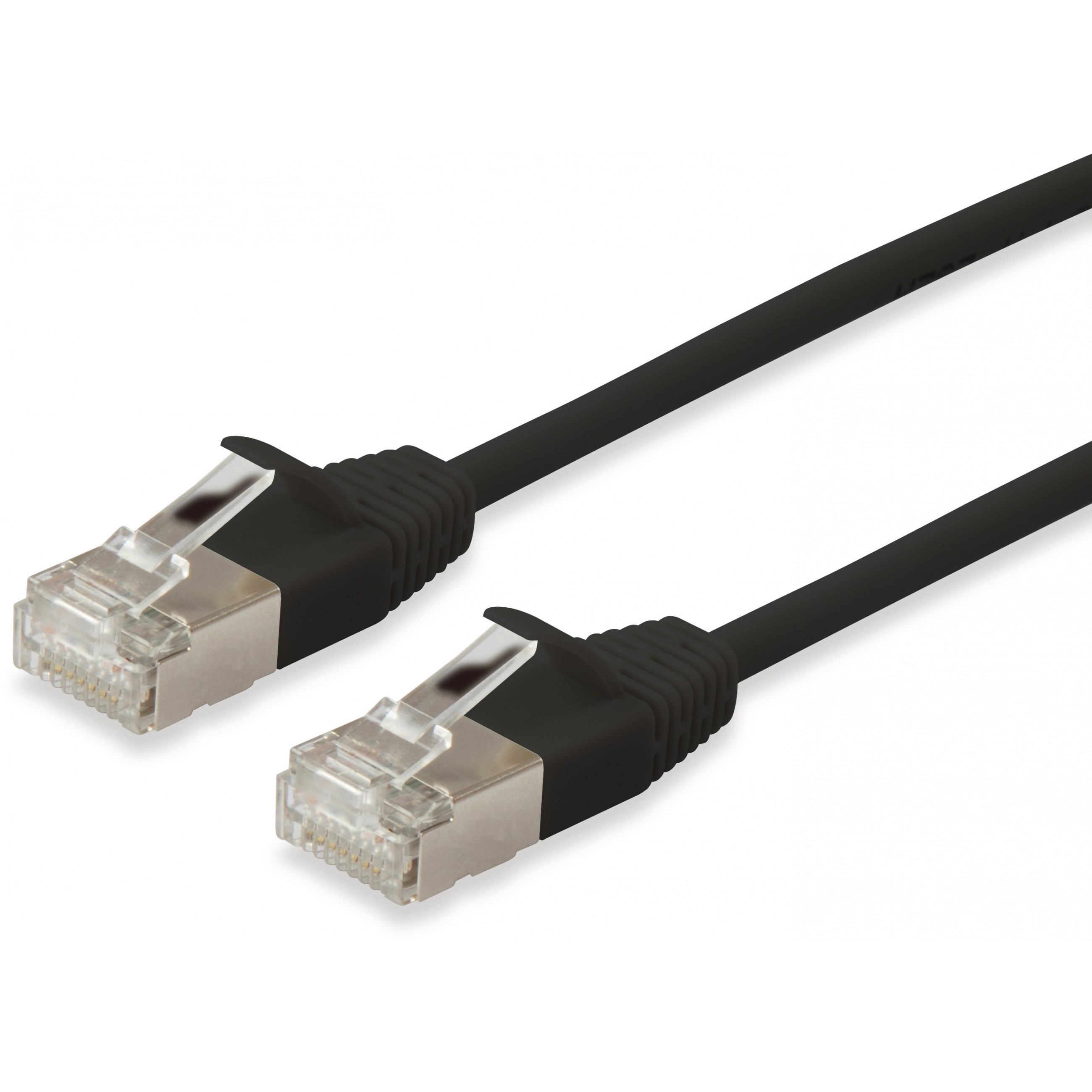 Kabel EQUIP Patchkabel Cat6A F/FTP 2xRJ45 3.00m sw Slim LSZH Polybeutel-0
