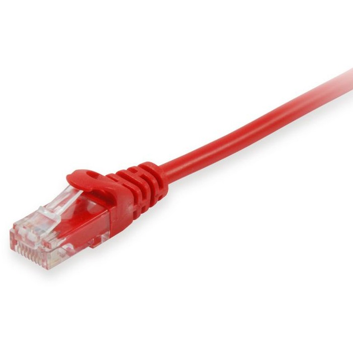 Patch kabel EQUIP Cat6A U/UTP 2xRJ45 10.00m rot LSZH-0
