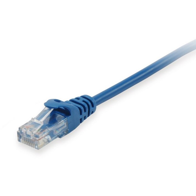 Kabel EQUIP Patchkabel Cat6A U/UTP 2xRJ45 10.00m plava boja-0