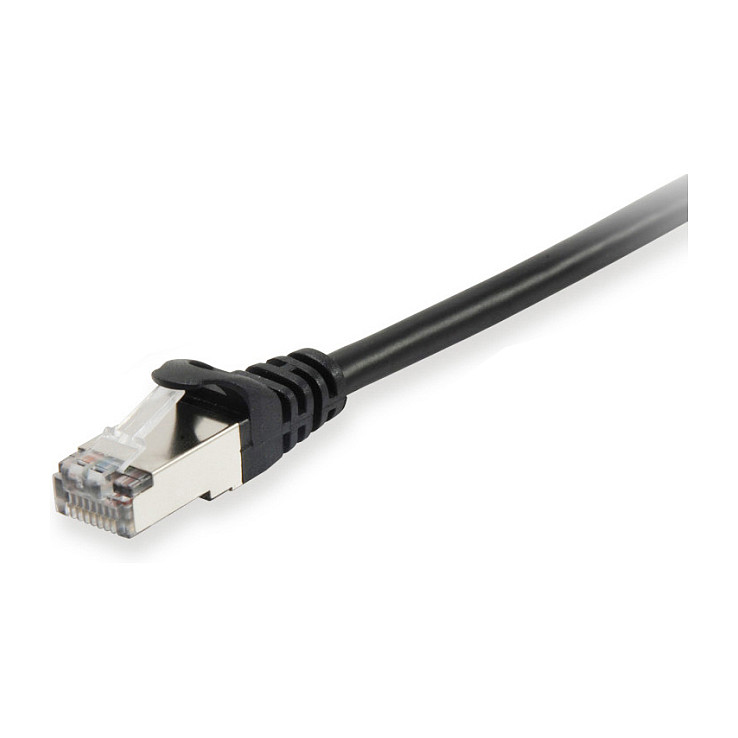 Mrežni kabel EQUIP Cat6 S/FTP (1m, crni, LSZH)-1