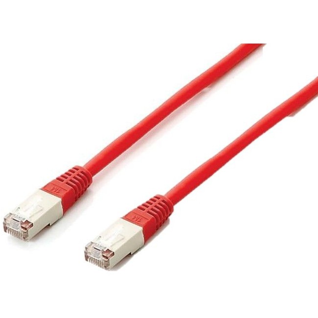 Kabel EQUIP Patchkabel Cat6A S/FTP 2xRJ45 20.00m rot Plat.LSZH Polybeutel-0