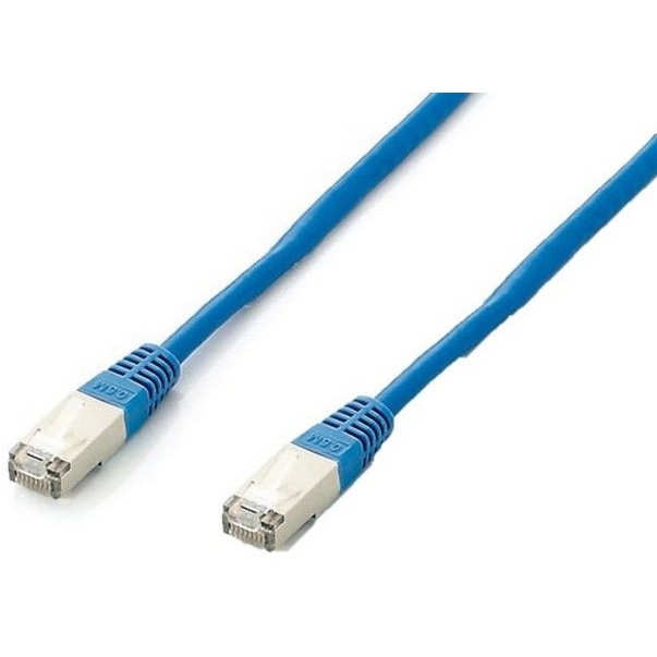 Kabel EQUIP Patchkabel Cat6A S/FTP 2xRJ45 15.00m plava boja