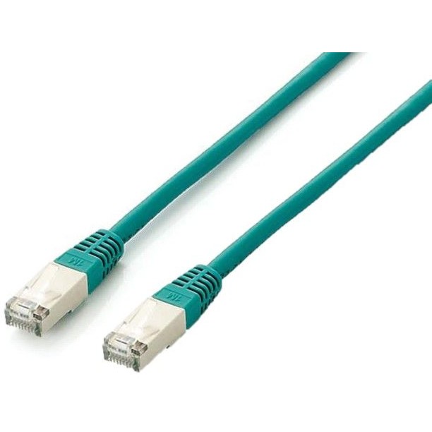 Kabel EQUIP Patchkabel Cat6A S/FTP 2xRJ45 10.00m zeleni