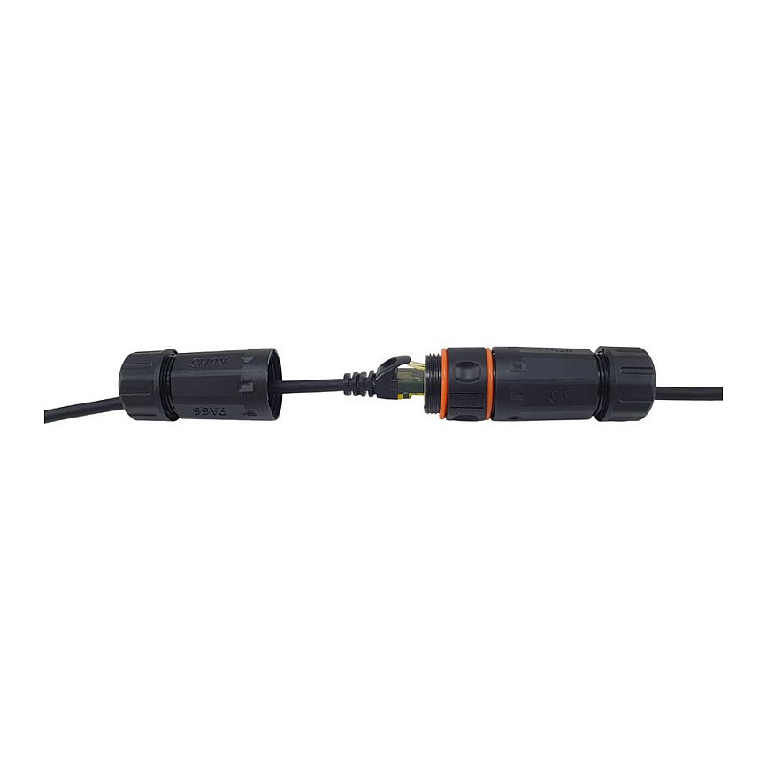 Kabel EQUIPE Patchkabel Cat6A S/FTP 2xRJ45 2.00m Outdoor crna boja-3