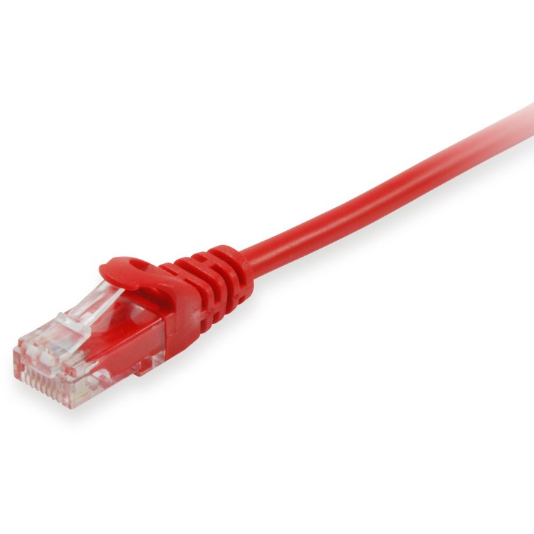 Kabel EQUIP Patchkabel Cat6 U/UTP 2xRJ45 7.50m rot Polybeutel-1