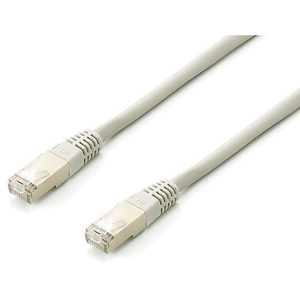 Patch kabel EQUIP Cat6A 10x/set S/FTP 2xRJ45 0.50m siva boja