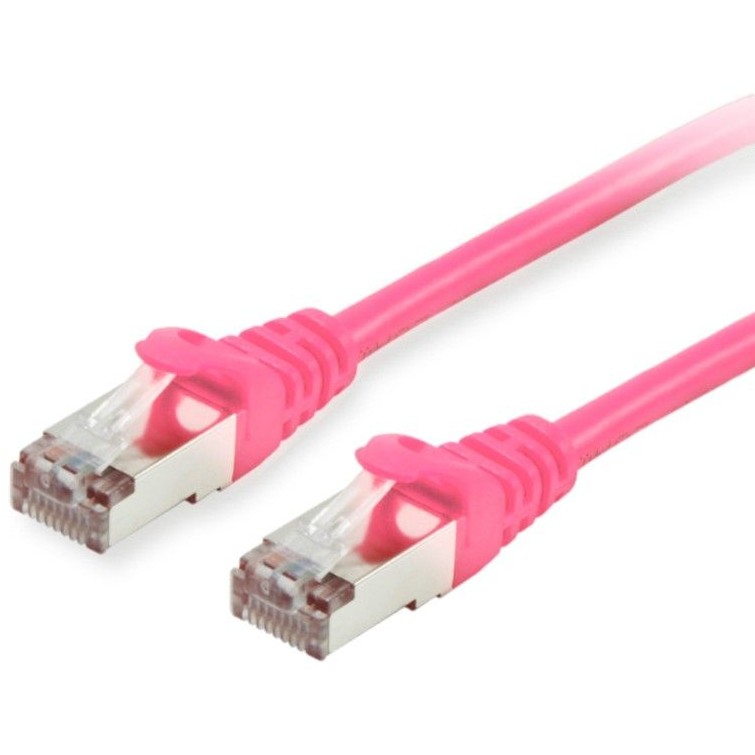 Kabel EQUIP Patchkabel Cat6 S/FTP 2xRJ45 0.15m pink-0