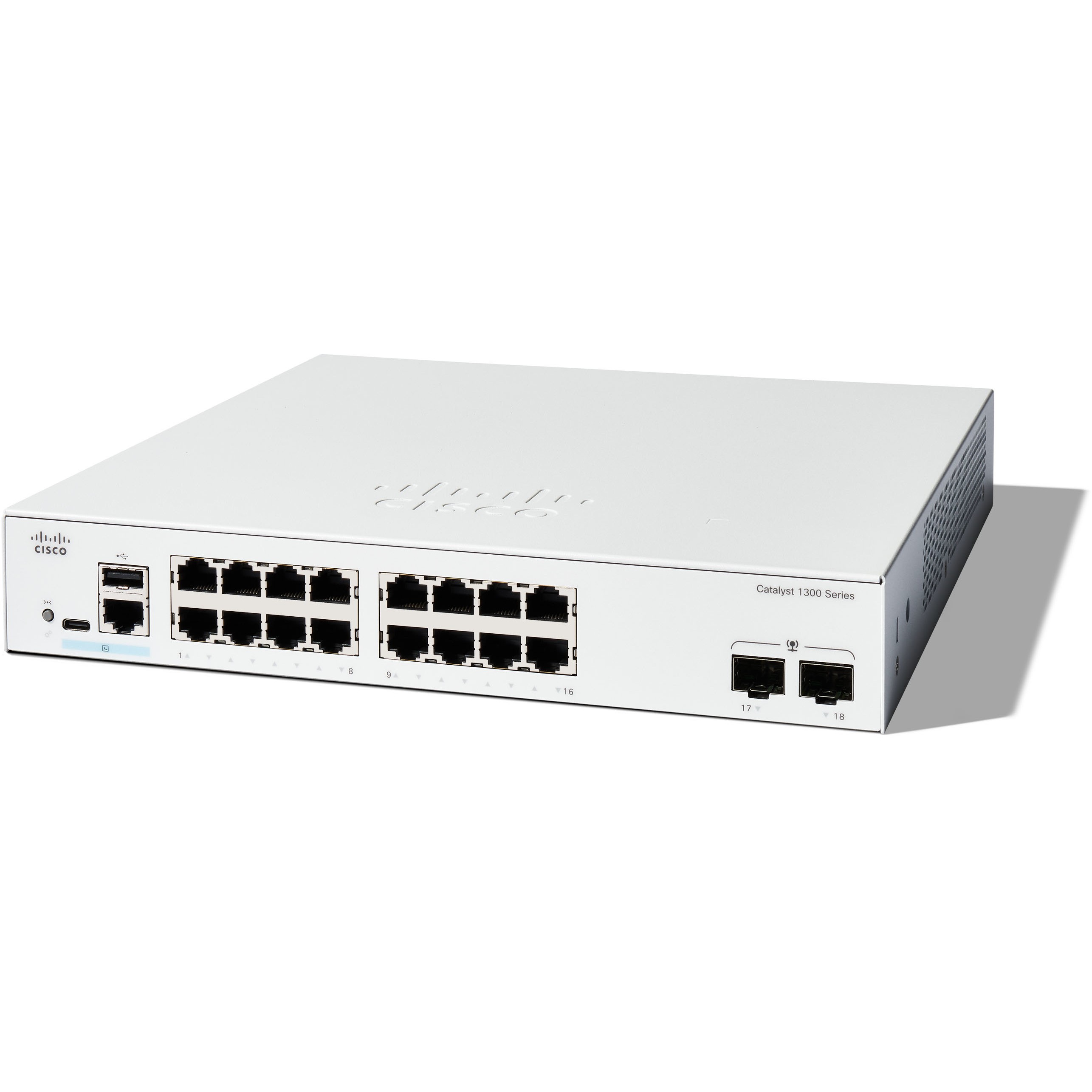 Switch Cisco CATALYST 1300 16-PORT GE 2X1G-0