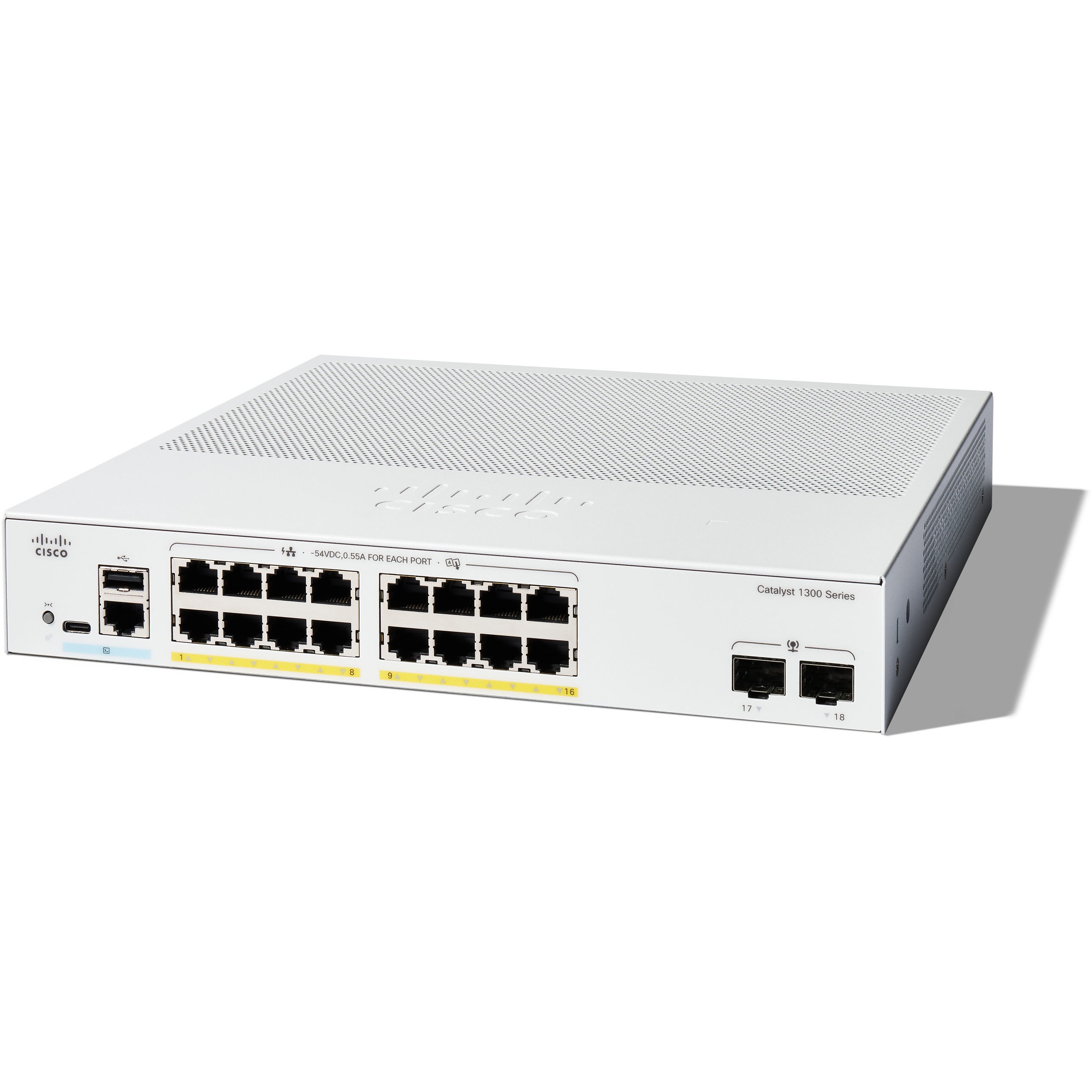 Switch Cisco CATALYST 1300 16-PORT GE POE